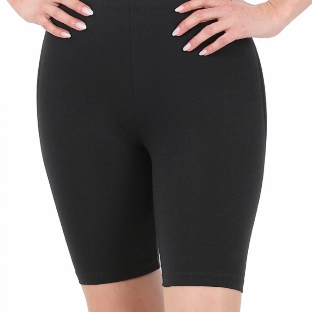 Basic Black Biker Shorts